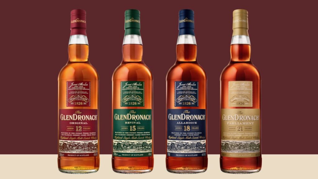 Glendronach Distillery Range